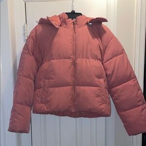 Calvin Klein Pink Puffer Jacket